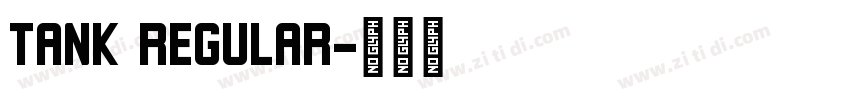 Tank Regular字体转换